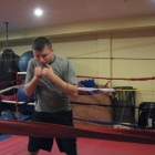 Boxing student